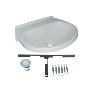 Lavatório Plástico 50x40 Cm Branco Astra