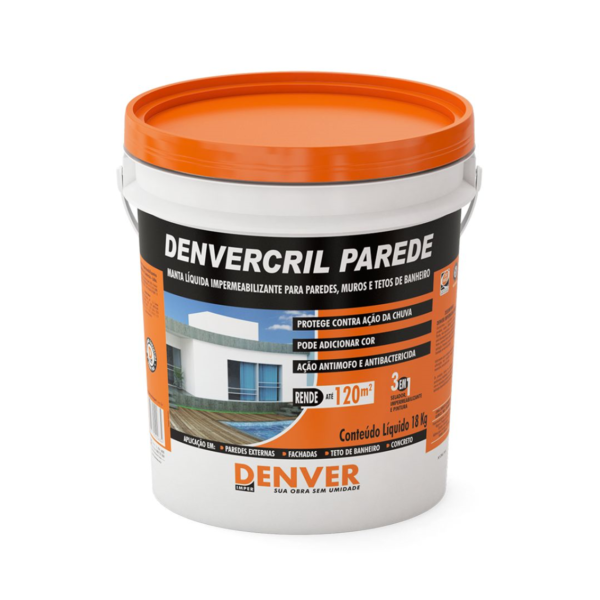 Denvercril Parede Manta Liquida Branca 18 Kg Denver